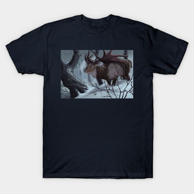Echoes of an Ancient Winter T-Shirt by CoffeeBlack